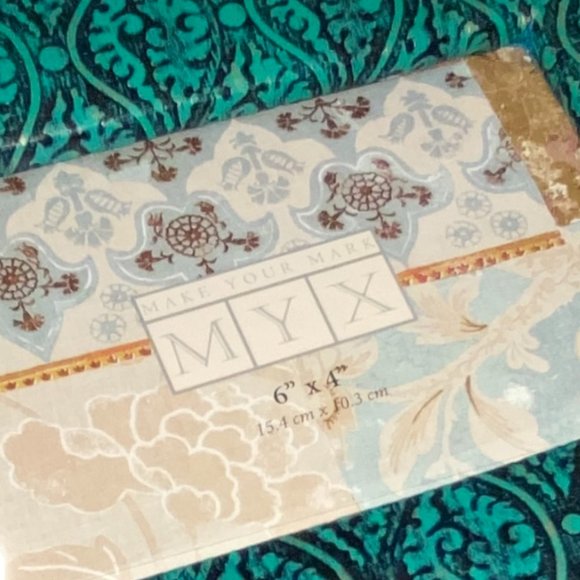 Vintage Photo Album Vertical Rectangular Plastic Pockets Dark Teal Blue *read* - Picture 7 of 8